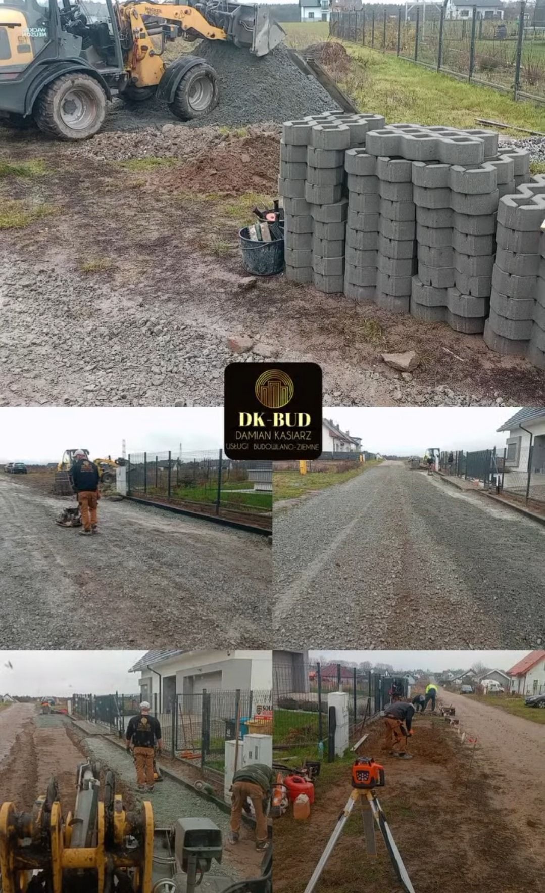 Ładowarka rozprowadzająca kruszywo